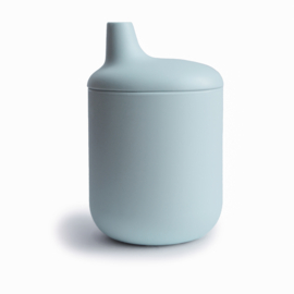 MUSHIE | Siliconen Tuitbeker Blauw - Silicone Sippy Cup Powder Blue