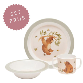 PETIT MONKEY | Kinderservies set melamine Beer