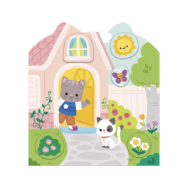 JANOD | Stickerboek met herbruikbare stickers - het huis