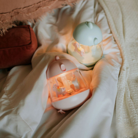 MARY'S | Nachtlamp en muziekdoos carrousel - roze