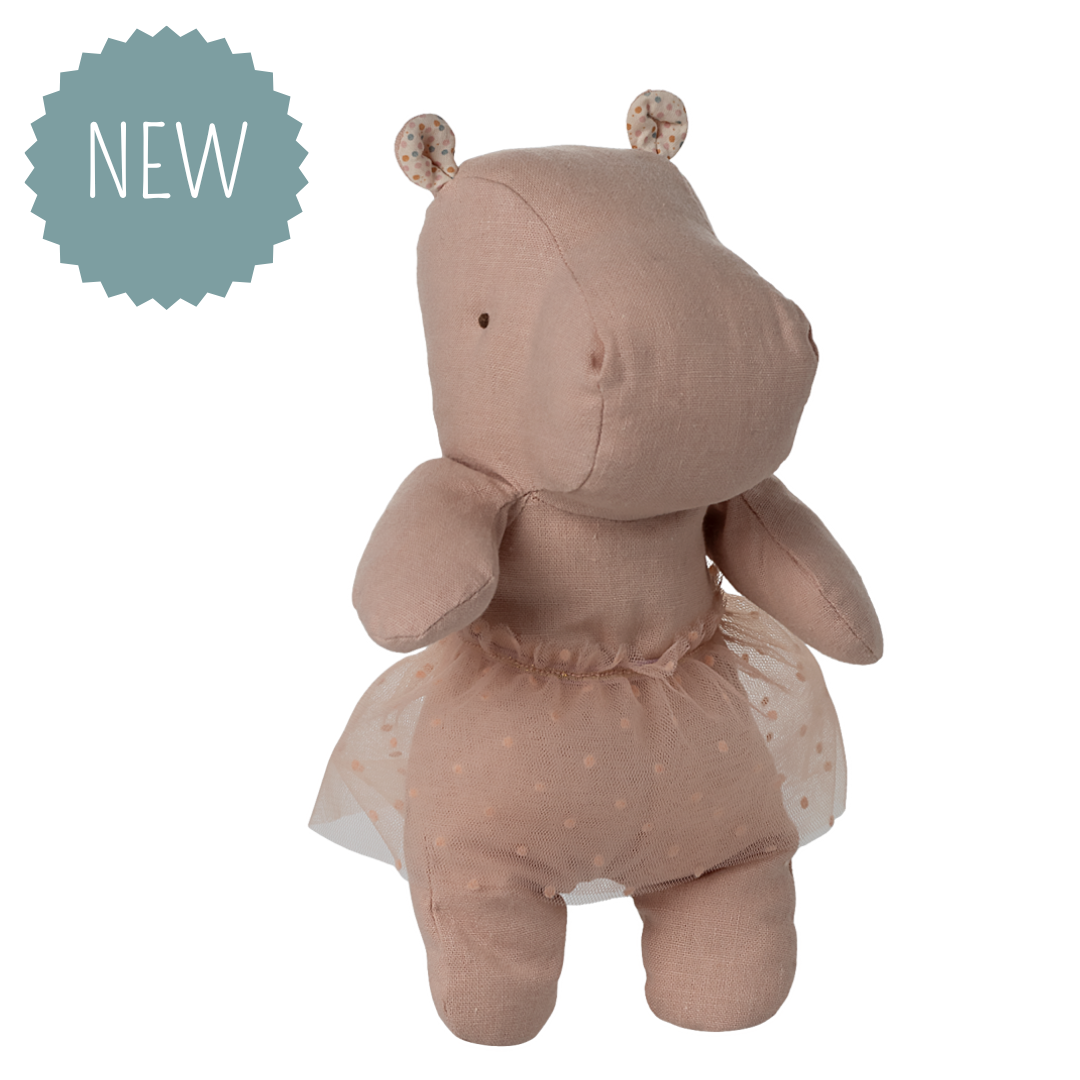 MAILEG | Knuffel nijlpaard - 13 x 17 cm