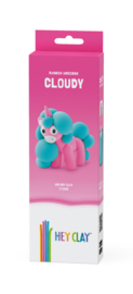 HEY CLAY | Boetseerklei unicorn Cloudy - 1 figuur