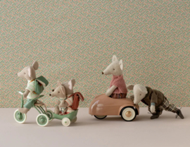 MAILEG | Poppenhuis auto muis - dark powder