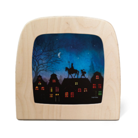 TOVERLUX | Wisselplaat voor lamp & frame  - Sinterklaas in de nacht