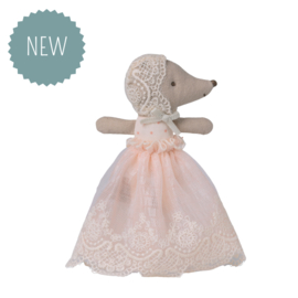 MAILEG | Muis baby in roze jurk