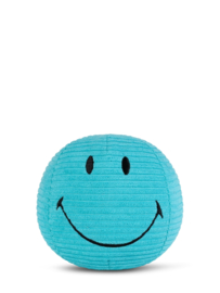 BON TON TOYS x Smiley | Knuffel Smiley corduroy teal - 13 cm