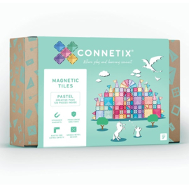 CONNETIX TILES | Pastel creative pack - Magnetische tegels pastel - 120 stuks