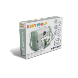 KIDYWOLF | Kindercamera met thermische printer - groen