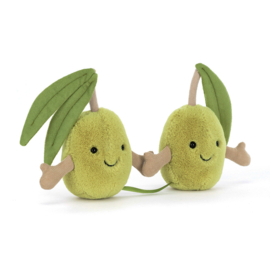 JELLYCAT | Knuffel amuseables olijven - 14 x 8 x 4 cm