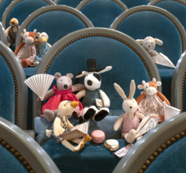 MOULIN ROTY | Knuffel muis Nini - La grande famille - 30 cm
