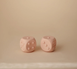 MUSHIE | Dobbelstenen - dice press toy blush & shifting sands