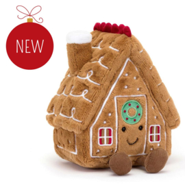 JELLYCAT | Knuffel Amuseable Gingerbread House - 18 x 22 cm