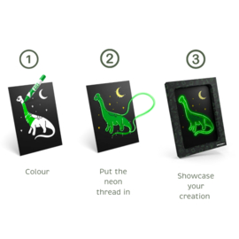 KIDYWOLF | Kidyneon knutselpakket dino