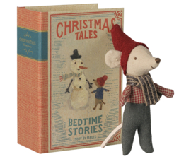MAILEG | Kerstmuisje baby in boek