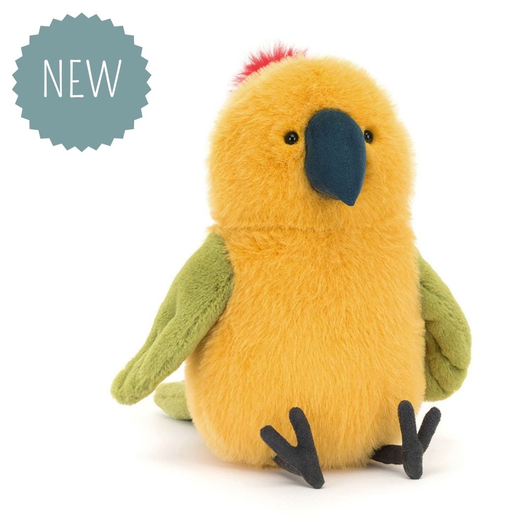 JELLYCAT | Knuffel Papegaai Budgeby - 26 x 12 x 14 cm