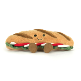 JELLYCAT | Amuseables knuffel baguette caprese - 10 x 12 x 6 cm