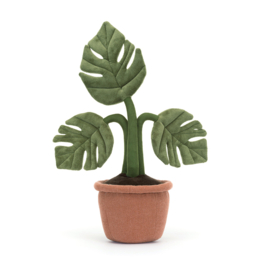 JELLYCAT | Amuseable Knuffel Monstera Plant - 43 x 15 cm