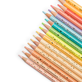 MOULIN ROTY | Kleurpotloden pastel 50st - Les Rosalies