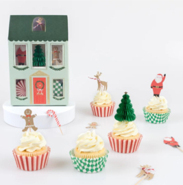 MERI MERI | Cupcake set kerst - 24st