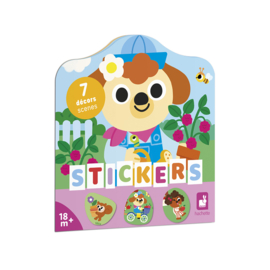 JANOD | Stickerboek met herbruikbare stickers - de tuin