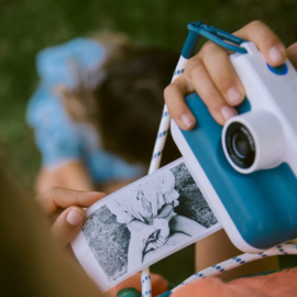 KIDYWOLF | Kindercamera met thermische printer - k-print - blauw