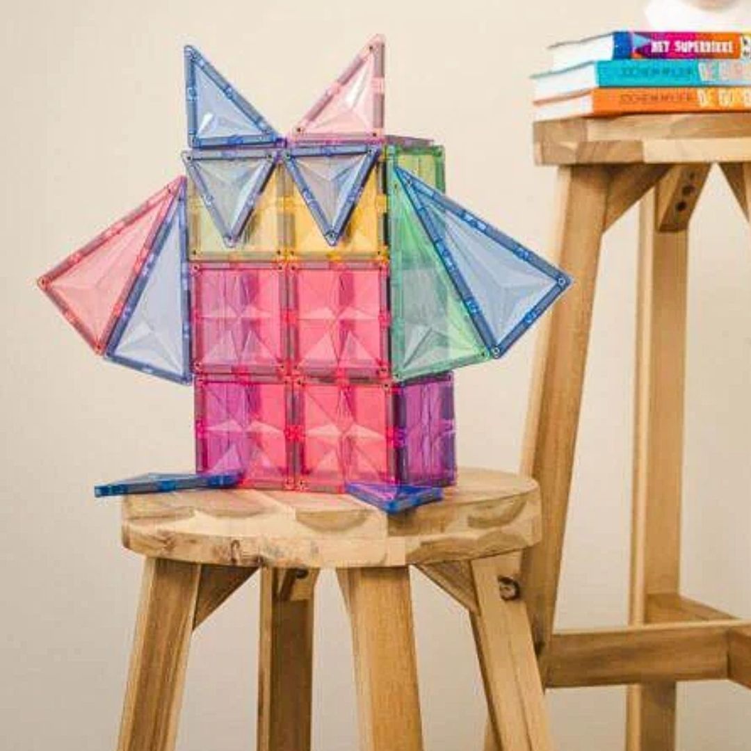 COBLO | Magnetische tegels pastel - 35 stuks