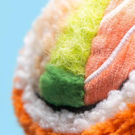 JELLYCAT | Amuseables knuffel sushi codhi californian roll  -9 x 9 x 8 cm