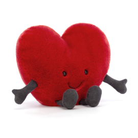 JELLYCAT | Amuseable Knuffel Hart - Red Heart - 17 X 19 cm