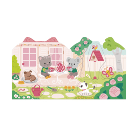 JANOD | Stickerboek met herbruikbare stickers - het huis