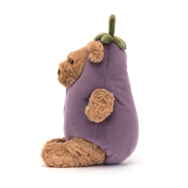 JELLYCAT | Knuffel beer Bartholomew aubergine - 30 x 15 x 14 cm