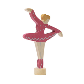 GRIMM'S | Decoratie figuur - ballerina roze