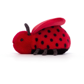 JELLYCAT | Knuffel lieveheersbeestje Loulou - 	6 x 8 x 13 cm