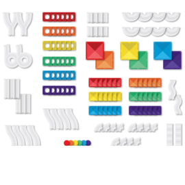 CONNETIX TILES | Magnetische tegels knikkerbaan rainbow - 134 st