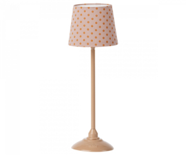 MAILEG | Poppenhuis lamp donker roze - miniatuur