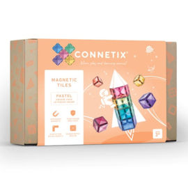 CONNETIX TILES | Pastel square pack - Magnetische tegels pastel - 40 stuks