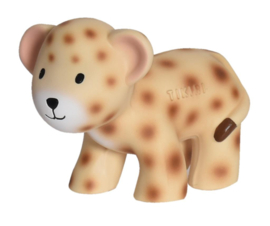 TIKIRI TOYS | Bijt- en bad speelgoed met rammelaar - luipaard