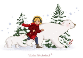 BELLE & BOO | Kaart Winter Wonderland + envelop