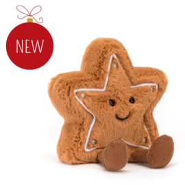 JELLYCAT | Knuffel Amuseable Koekje - Christmas Cookie - 18 x 22 cm