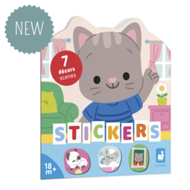 JANOD | Stickerboek met herbruikbare stickers - het huis