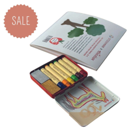 TOVERLUX | Toverplaat papier (25st) & waskrijtjes