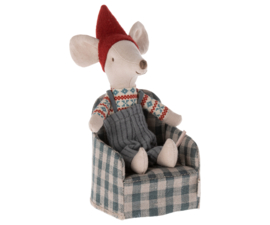 MAILEG | Poppenhuis stoel groen - muis