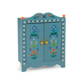 MOULIN ROTY | Houten poppen kledingkast - Les Minouchkas