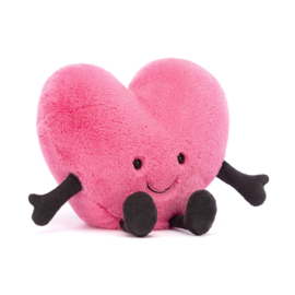 JELLYCAT | Amuseable Knuffel Hart - Pink Heart - 17 X 19 cm