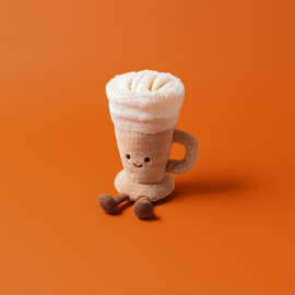 JELLYCAT | Amuseables knuffel latte - 18 x 8 x 8 cm
