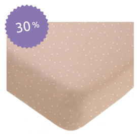 MIES & CO BABYLIFESTYLE | ledikant hoeslaken Adorable Dots Sweet Pink - 60x120 cm