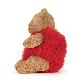JELLYCAT | Knuffel beer Bartholomew hartenpak - 26 x 12 x 8 cm