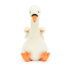 JELLYCAT | Knuffel Zwaan - Featherful Swan - 39 x 18 cm