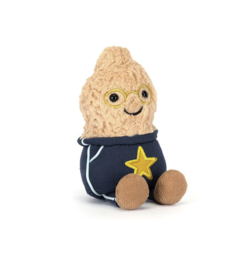 JELLYCAT | Amuseables knuffel pinda ster student  -15 x 7x 6 cm