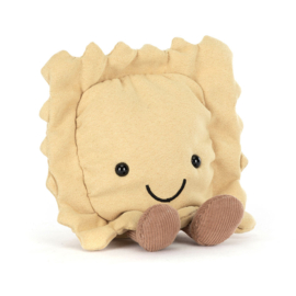 JELLYCAT | Amuseables knuffel ravioli - 13 x 11 x 5 cm