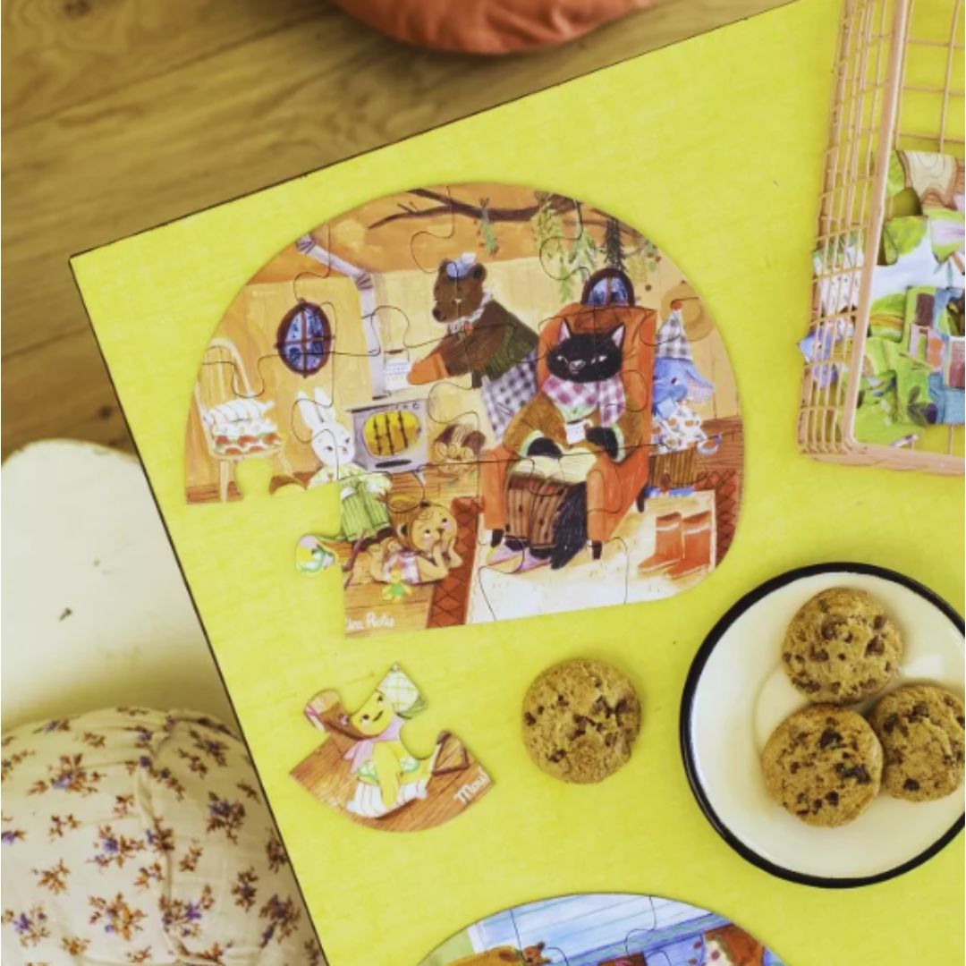 MOULIN ROTY | Puzzel une belle journée - Les Minouchkas - 4 x 12st